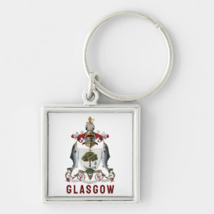 Porte-clés Armoiries de Glasgow, ÉCOSSE