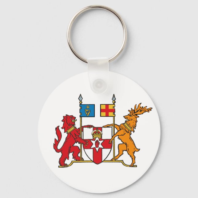Porte-clés Armoiries de l'Irlande du Nord (Recto)