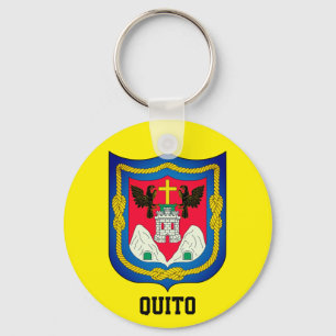 Porte-clés Armoiries de Quito, Équateur