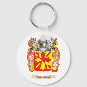 Porte-clés Armoiries de Sanson (armoiries de la famille)