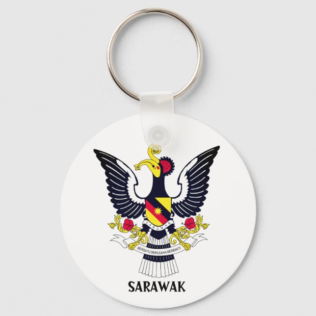 Porte-clés Armoiries de Sarawak - MALAISIE (Recto)