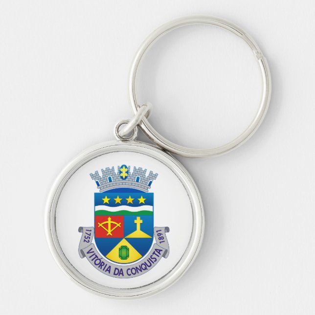 Porte-clés Armoiries de Vitória da Conquista (BRÉSIL) (Devant)