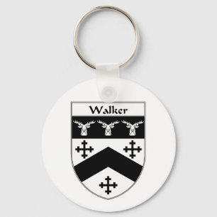Porte-clés Armoiries de Walker/crête de famille