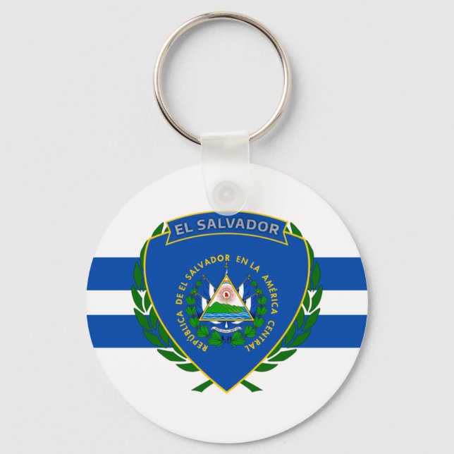 Porte-clés Armoiries d'El Salvador (Recto)