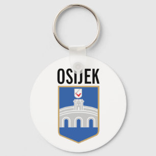 Porte-clés Armoiries d'Osijek, Croatie
