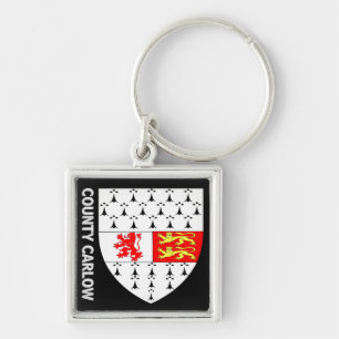 Porte-clés Armoiries du comté de Carlow, République d'Irlande