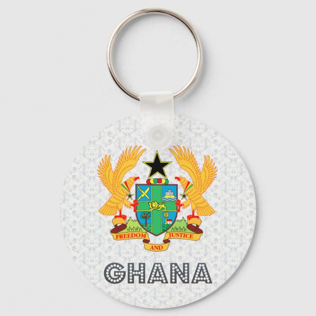 Porte-clés Armoiries du Ghana (Recto)