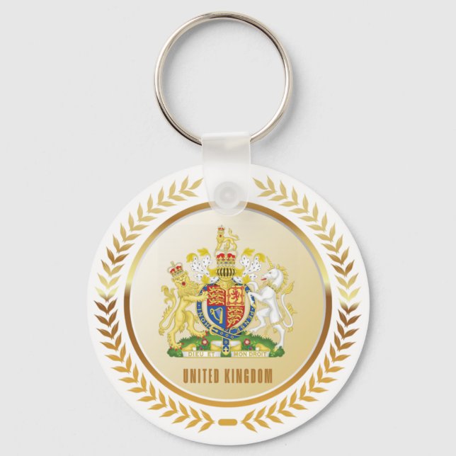 Porte-clés Armoiries Du Royaume-Uni (Recto)