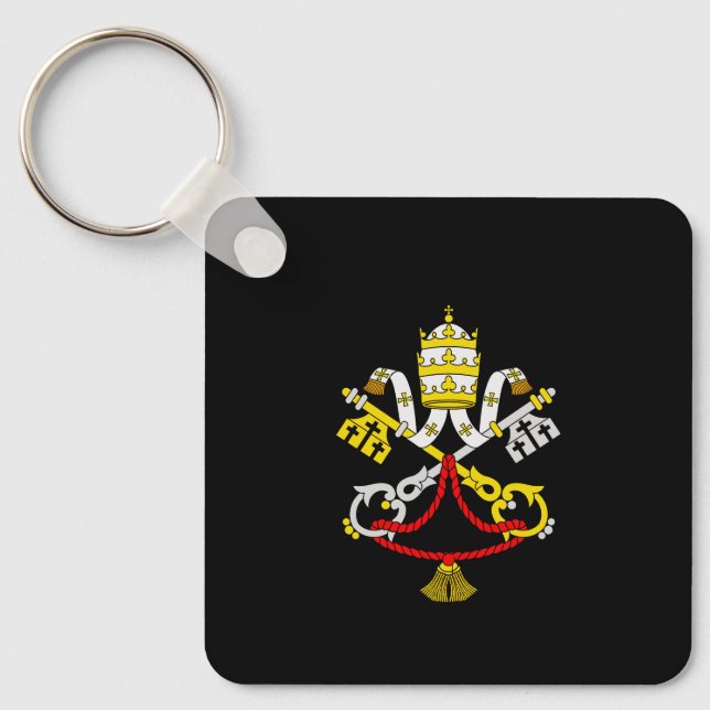 Porte-clés Armoiries du Vatican (Recto)