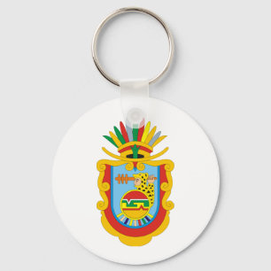 Porte-clés Armoiries Guerrero Mexique Symbole officiel Logo