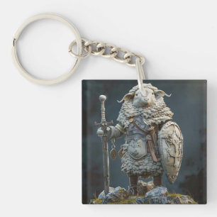 Porte-clés Armoiries médiévales guerrier