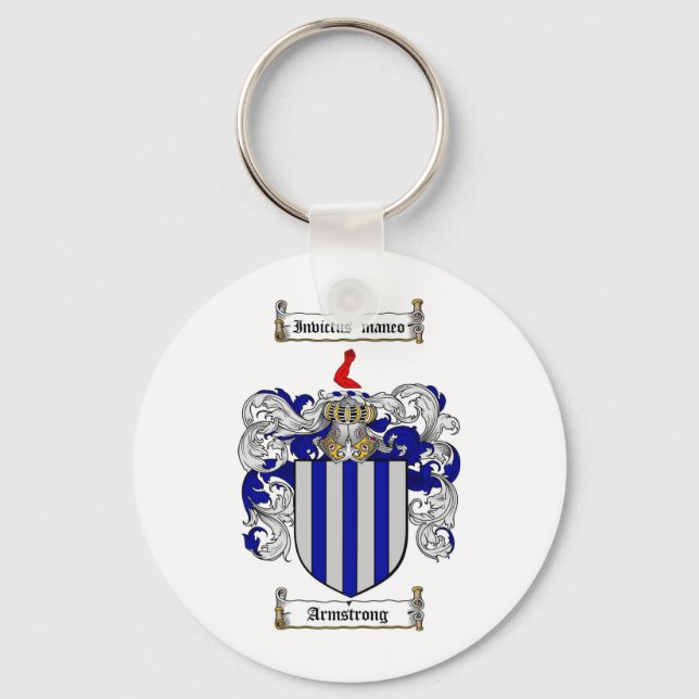 PORTE-CLÉS ARMSTRONG FAMILLE CREST - ARMSTRONG COAT D'ARMES (Recto)