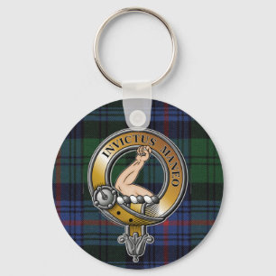 Porte-clés Armstrong Tartan & Badge