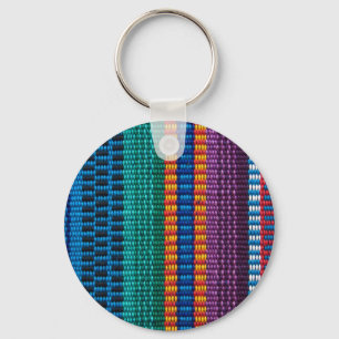 Porte-clés Armure traditionnelle de tissu du Guatemala