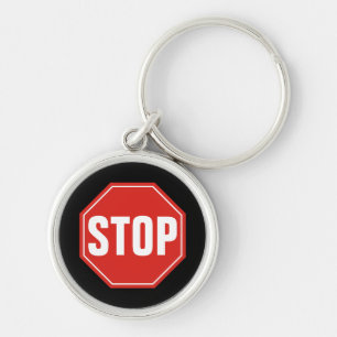 Porte-clés ARRÊTER LE Porte - clé de connexion