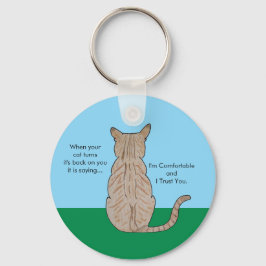 Porte-clés Arrière du chat