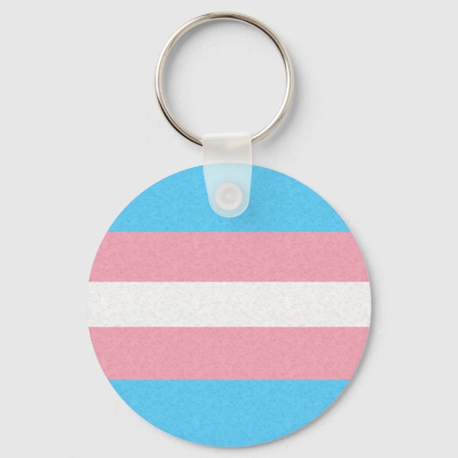 Porte-clés Arrière - plan de couleur Transgenre Pride (Recto)