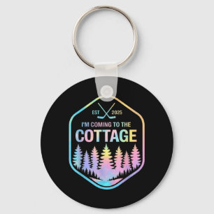 Porte-clés Arrivée au cottage Romance Hockey Rétro Vintage