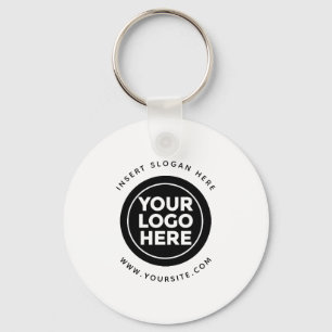 Porte-clés Arrondir le logo personnalisé de votre entreprise