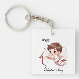 Porte-clés Arrow de Cupidon Saint-Valentin