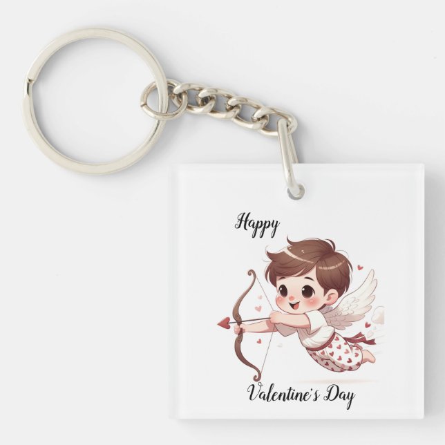 Porte-clés Arrow de Cupidon Saint-Valentin (Devant)