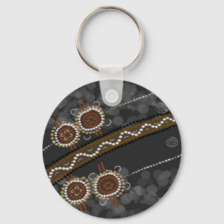Porte-clés Art aborigène australien - Tribus perdues