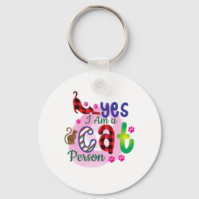 Porte-clés Art Chat Je Suis Un Chat (Recto)