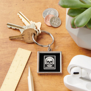 Porte-clés Art de crâne Memento Mori