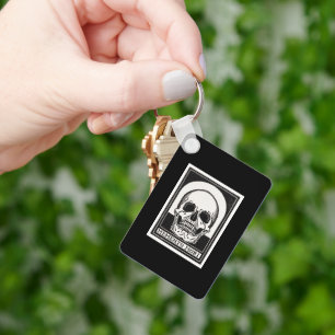 Porte-clés Art de crâne Memento Mori