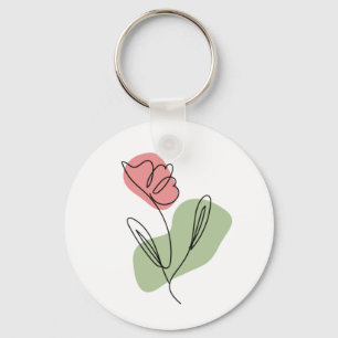 Porte-clés Art de la ligne