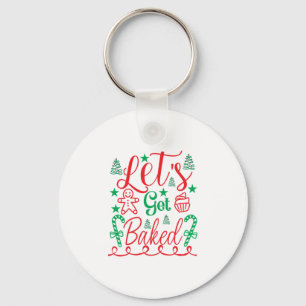 Porte-clés Art de Noël laissez-vous cuire