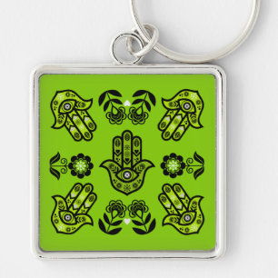 Porte-clés Art de protection de la main Hamsa