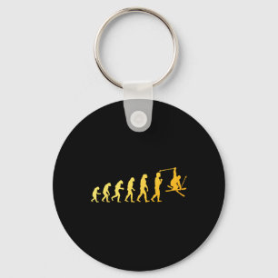 Porte-clés Art de ski cool pour hommes et femmes Thème ski Am