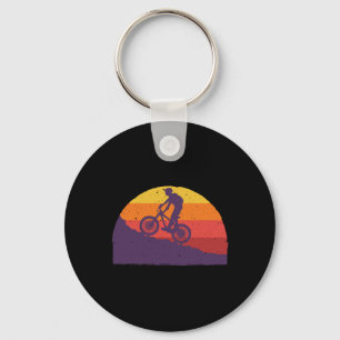 Porte-clés Art de VTT pour hommes femmes cycliste VTT Montagn
