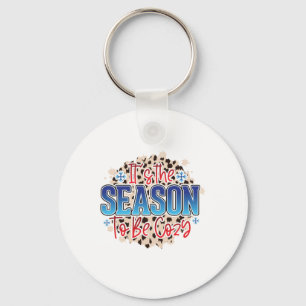 Porte-clés Art D'Hiver C'Est La Saison D'Être Cosy