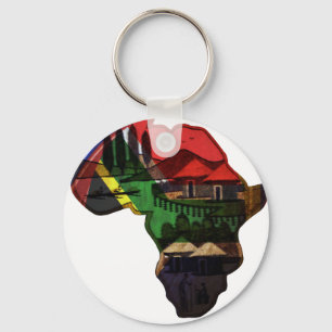 Porte-clés Art du patrimoine africain - Une fusion culturelle