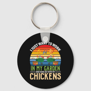 Porte-clés Art Du Poulet Et Étanchéité Avec Mes Poulets