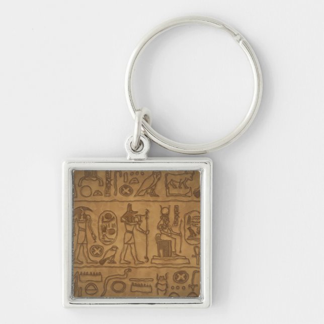 Porte-clés Art Hiéroglyphique égyptien (Devant)