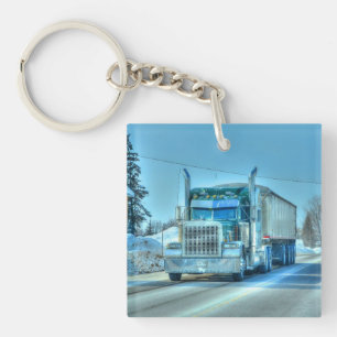 Porte-clés Art lourd de camion de cargaison de transport pour