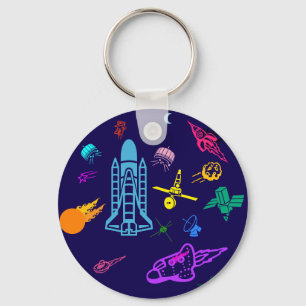 Porte-clés Art spatial