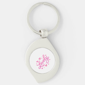 Porte-clés Art Texte romantique