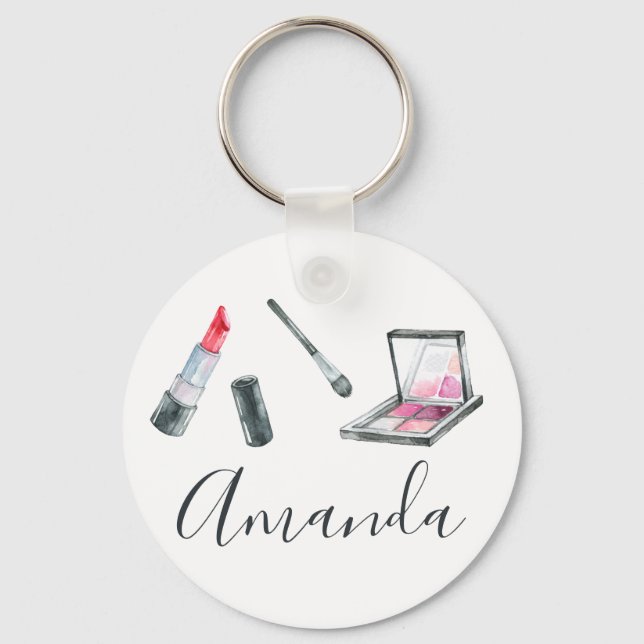 Porte-clés Artiste maquillage Personnalisé (Recto)