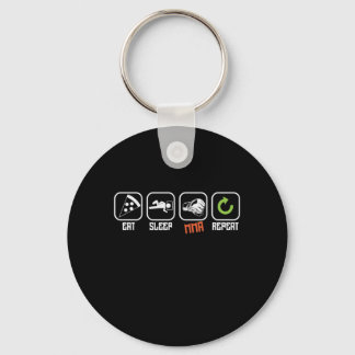 Porte-clés Arts martiaux mixtes "Eat, Sleep, MMA, Repeat"