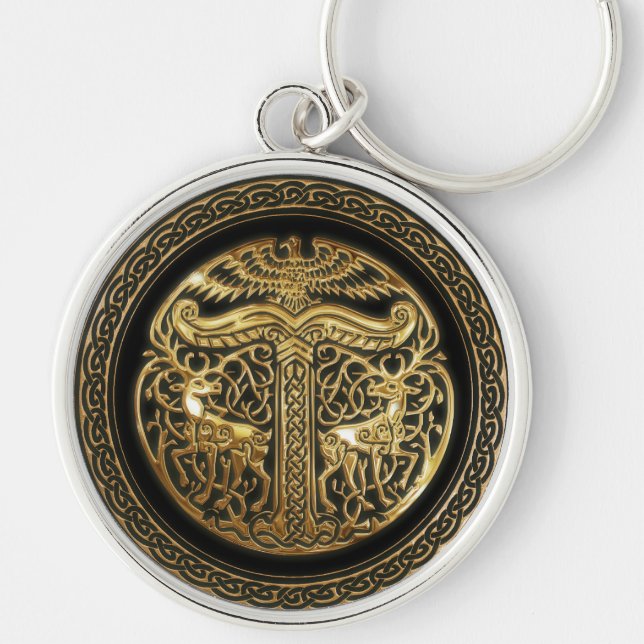 Porte-clés Asatru Irminsul (Devant)