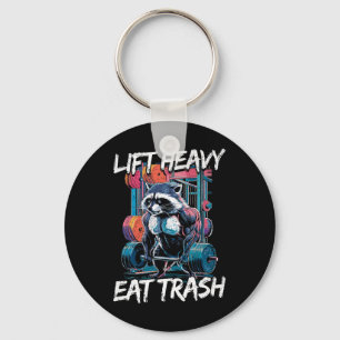 Porte-clés Ascenseur Lourd Manger Trash Poids Bodybuilding Gy
