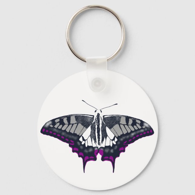Porte-clés Asexual Flag Swallowtail (Recto)