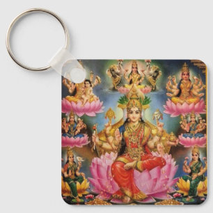 Porte-clés Ashtalakshmi - Huit formes de Lakshmi