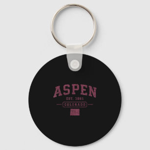 Porte-clés Aspen vintage sports colorado athletic throwback