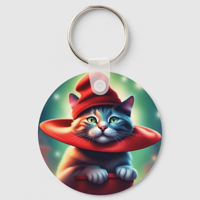 Porte-clés assistant cat (Recto)