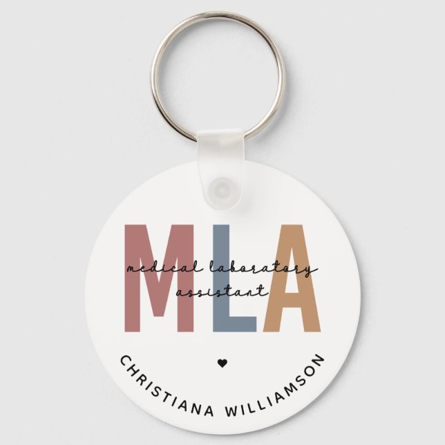 Porte-clés Assistant de laboratoire Médicale MLA personnalisé (Recto)